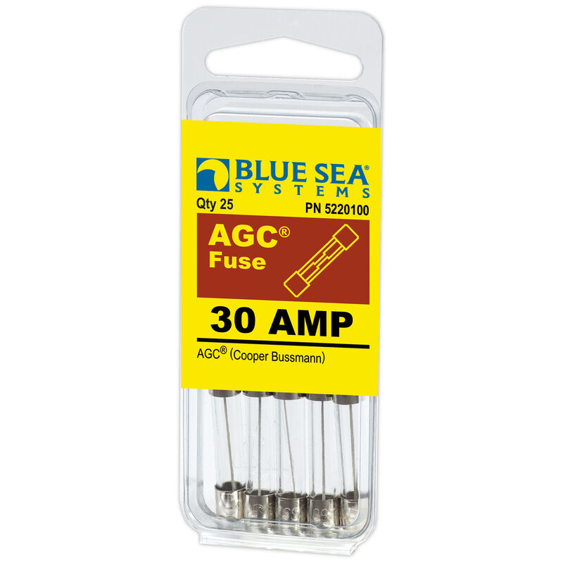 Blue Sea Systems 30A AGC Fuse (25 Pack) image number 1