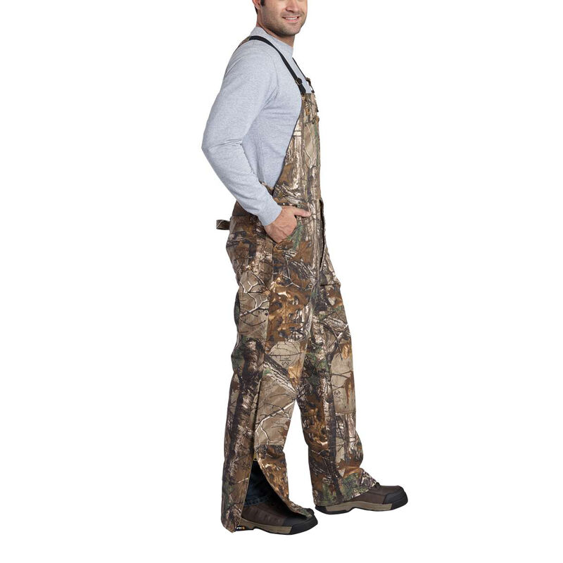 Carhartt Men's Quilted Lined Bib Overalls image number 4