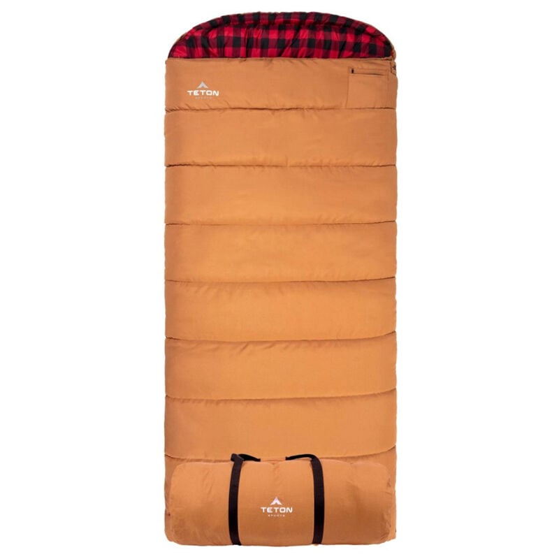 TETON Sports Deer Hunter -35°F Canvas Sleeping Bag, Left Zipper image number 4