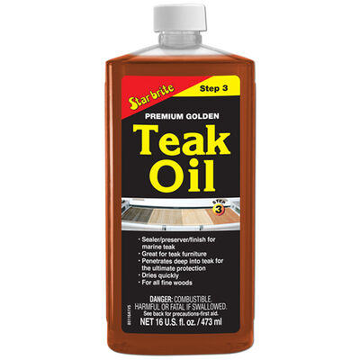 Star Brite Premium Teak Oil, 16 oz.
