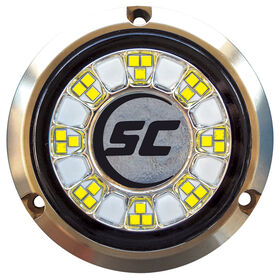 Shadow-Caster Single-Color Bronze Underwater Light &ndash; 24 LEDs, Great White