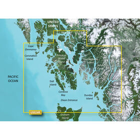 Garmin BlueChart g2 Vision HD Cartography, Wrangell, AK - Dixon Entrance