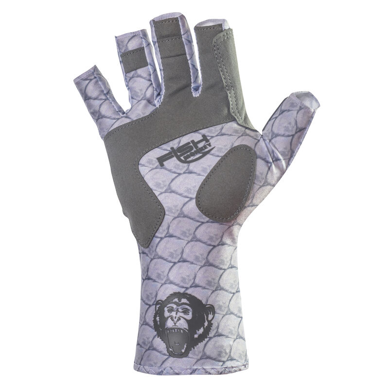 Fish Monkey Half-Finger Guide Glove, Tarpon image number 3