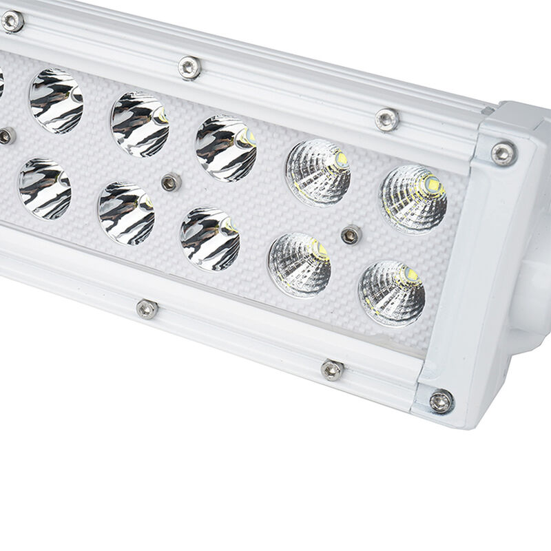 New - 10.5inch Marine Grade Dual Row Straight Light Bar with 72-Watt 24  x 3W High Intensity CREE LEDs image number 4
