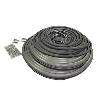 TACO Marine SuproFlex Medium Rub Rail Kit, 80' x 2" x 29/32", Gray
