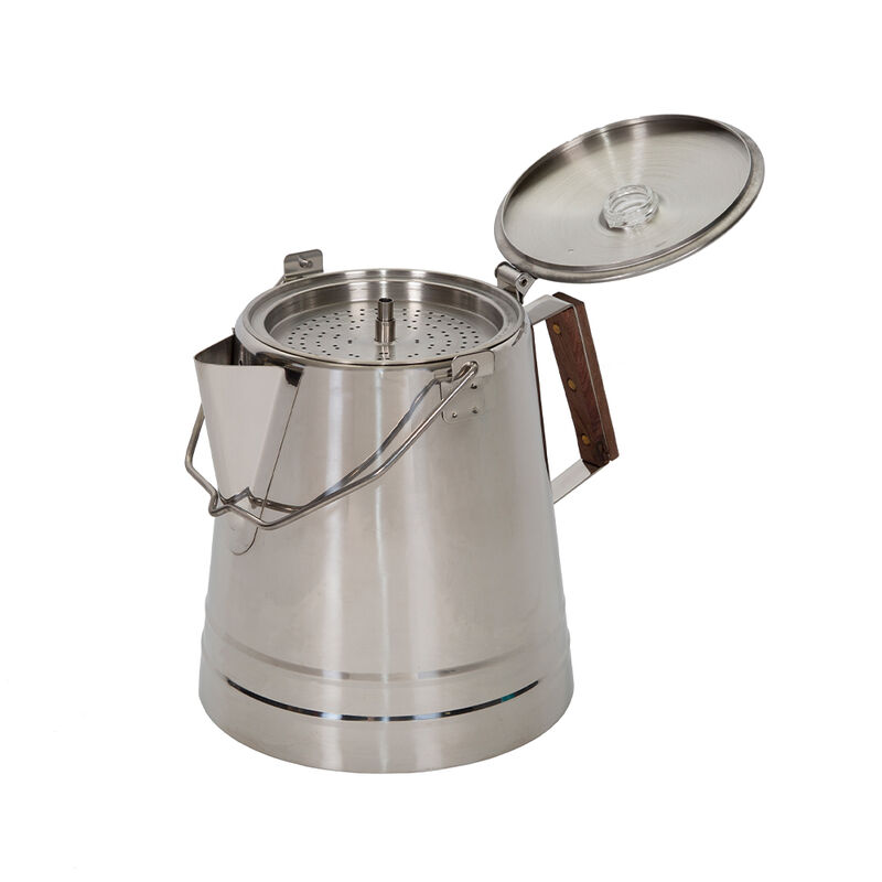 Stansport Stainless Steel Percolator 28-Cup Coffee Pot image number 2