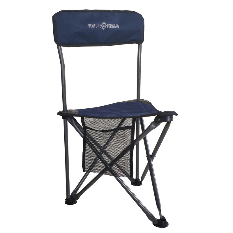 Venture Forward Heavy-Duty Tri Stool with Backrest image number 1