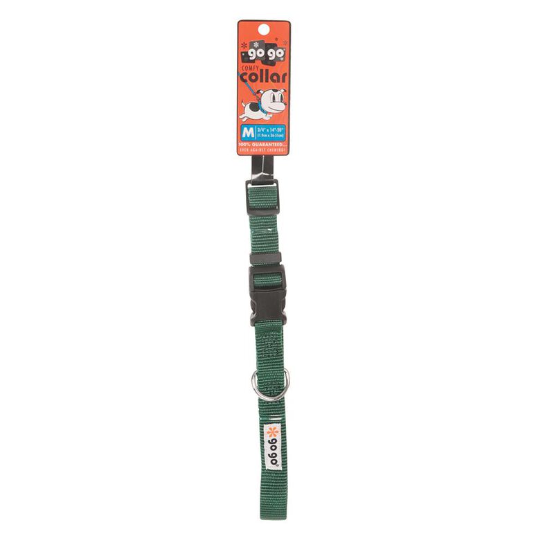 Pet Stuff Pet Collar - Medium, Green image number 1