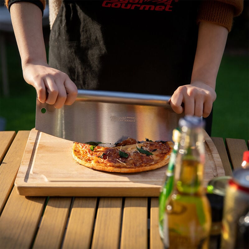 Royal Gourmet 3-Piece Pizza Set w/ Stone, Peel & Cutter KSF1406 image number 9