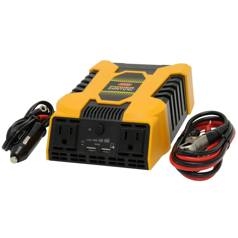 PowerDrive 300-Watt Inverter With 2V/Direct Connect And AC/USB Ports image number 4