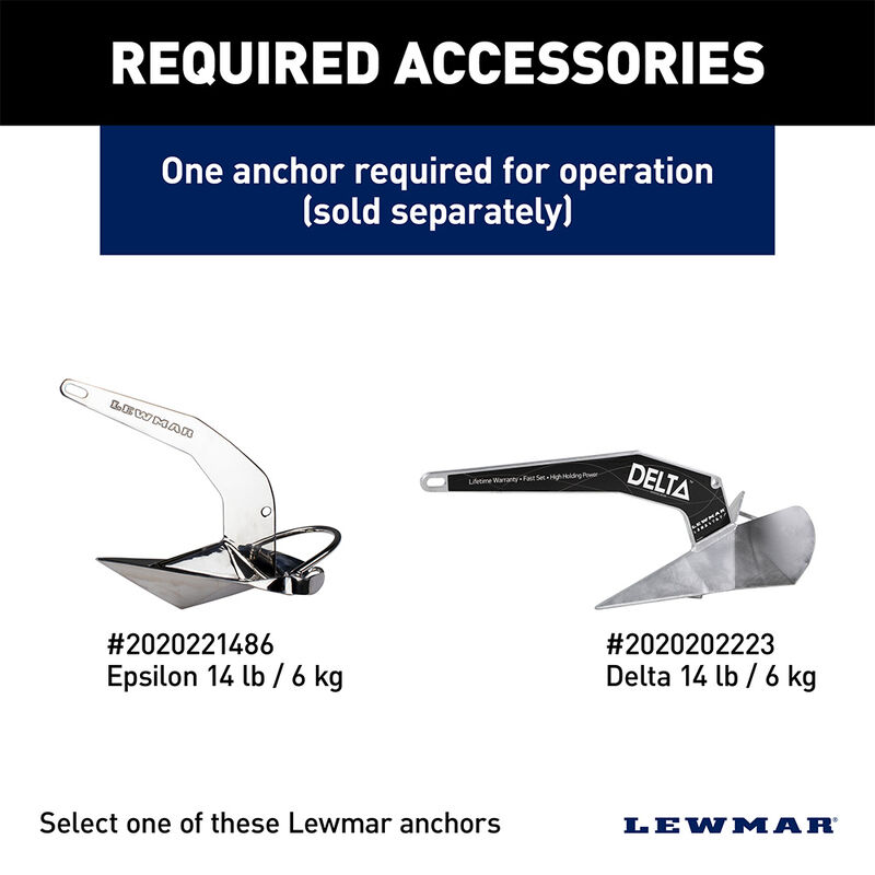 Lewmar Venta Pontoon Anchor Winch  Standard Kit image number 10
