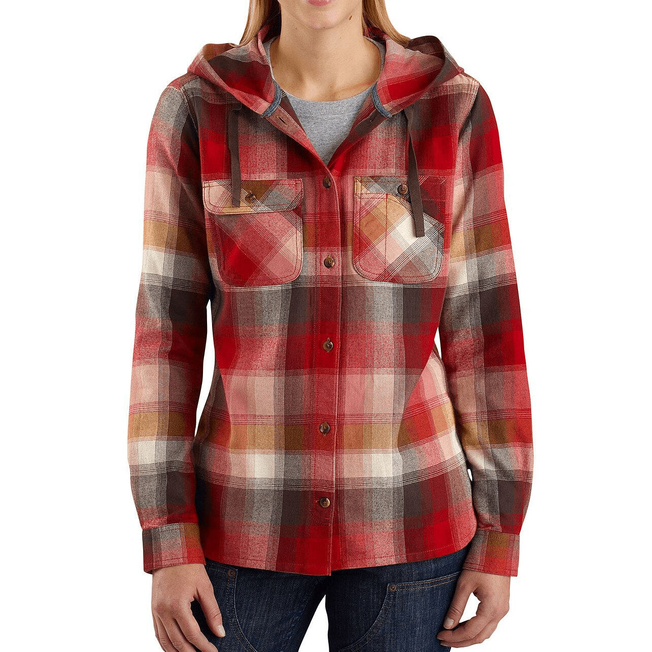 Carhartt Beartooth Hooded Flannel Shirt 