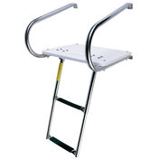 EEz-In Inboard/Outboard Transom Platform with Two-Step Telescoping Ladder