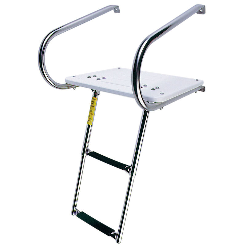 EEz-In Inboard/Outboard Transom Platform with Two-Step Telescoping Ladder image number 1