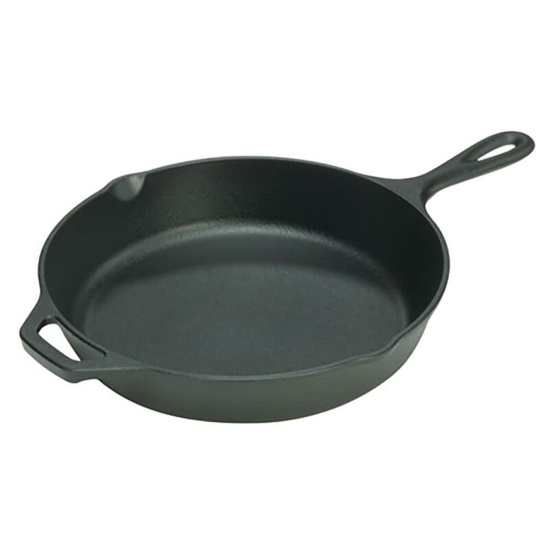 Lodge Cast Iron Seasoned Skillet with Assist Handle, 13.25" image number 1