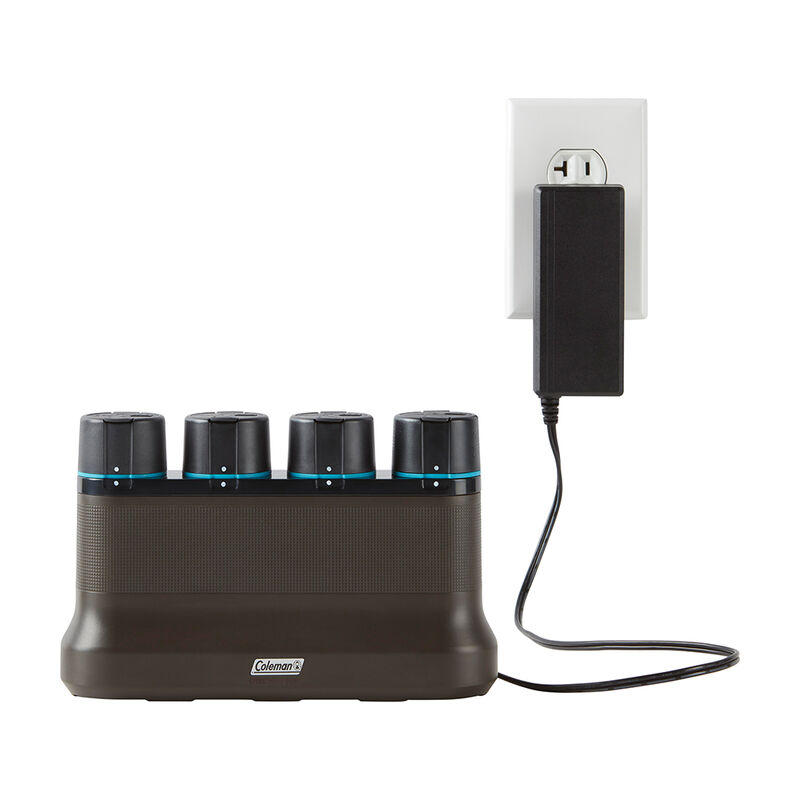 Coleman OneSource Rechargeable Lithium-Ion Battery (Pack of 4) & 4-Port Quick-Charging Station image number 2