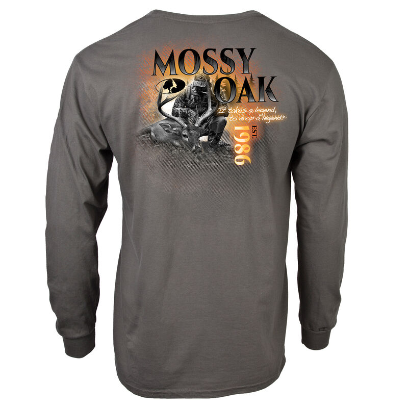 Mossy Oak Men's Classic Long Sleeve Tee image number 4