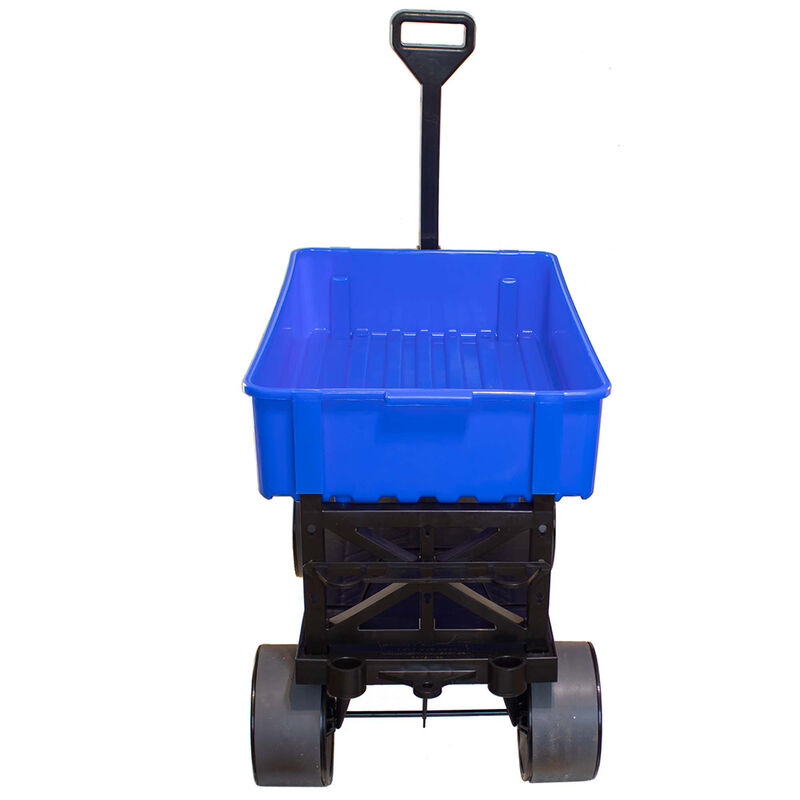 Mighty Max Cart Collapsible Utility Dolly Cart, Blue Tub image number 4