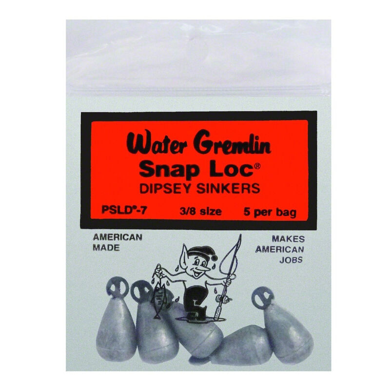 Water Gremlin Snap-Loc Dipsey Swivel Sinkers image number 2