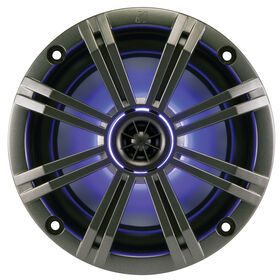 Kicker 43KM654LCW 6.5" Two-Way Marine Speakers w/Built-In LED Lighting, Pair