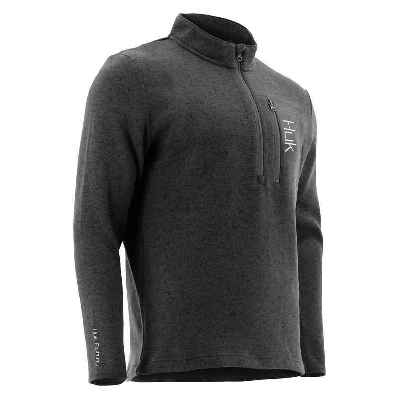 Huk Men's Channel Fleece Quarter-Zip Pullover image number 1