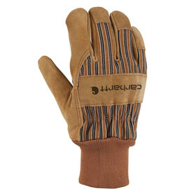 Carhartt Men&rsquo;s Suede Knit Cuff Work Glove