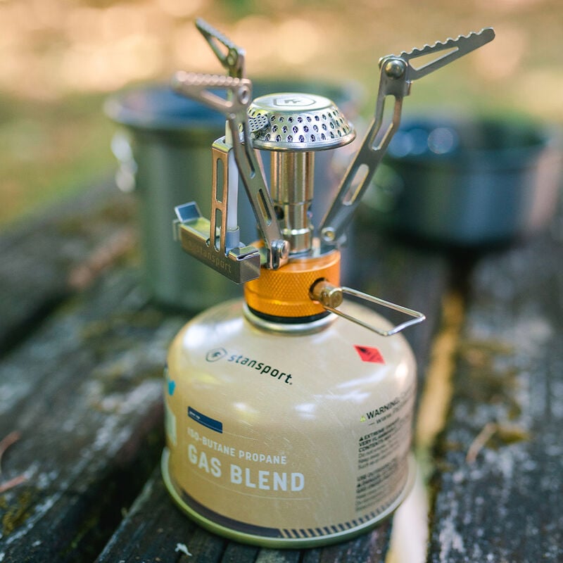 Stansport Backpack Stove with Fuel and Cook Set image number 7