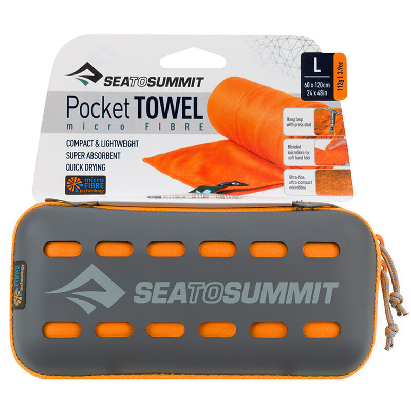 Sea to Summit Pocket Towel, Orange, Large image number 2