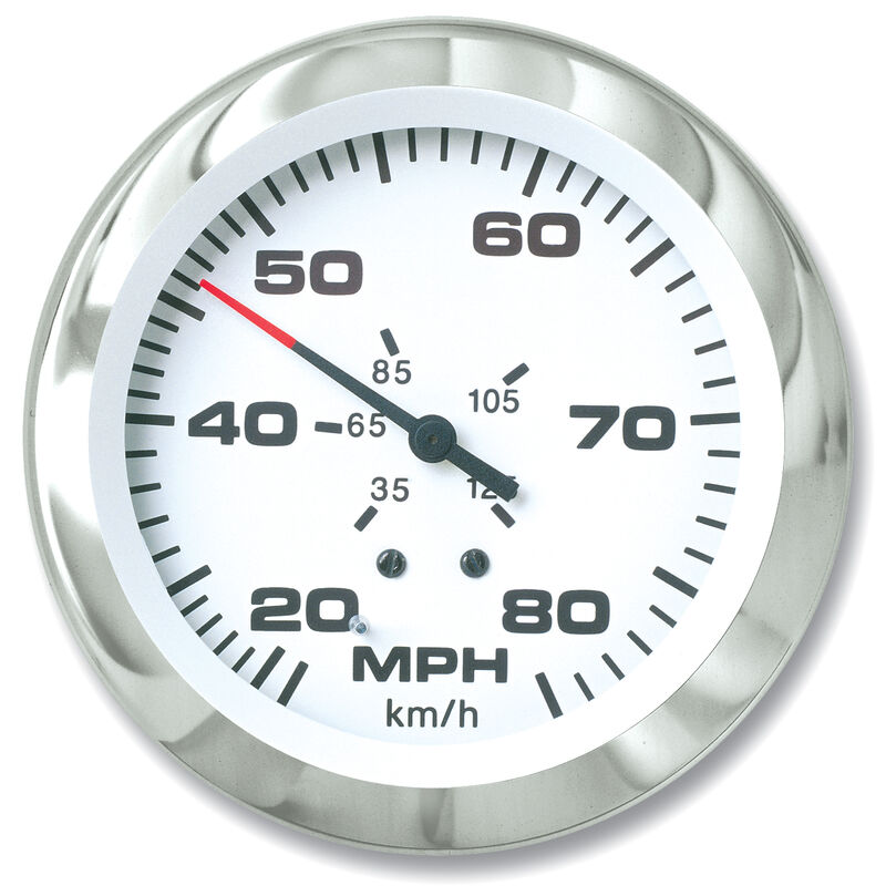 Sierra Lido 3" Speedometer, 80 MPH image number 1