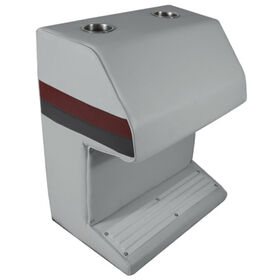 Horizon Manufacturing Premium Series Pontoon Captain Steering Stand - Gray/Red/Charcoal