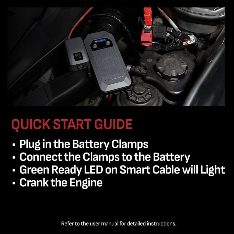 Schumacher SL1674 4-in-1 Lithium Jump Starter and 1500A Portable Power Pack image number 8