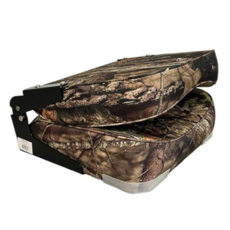 Horizon Manufacturing 18.5" Boat Seat Fold Down Low Back - Camo Breakup Country image number 2