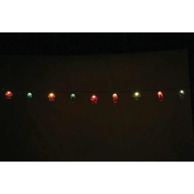 Hawaiian Shirt & Flip Flop Mini Light Set image number 7