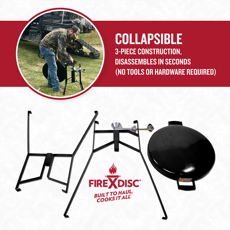 Original Series FIREDISC 380 Portable Propane Cooker&mdash;Jet Black image number 6