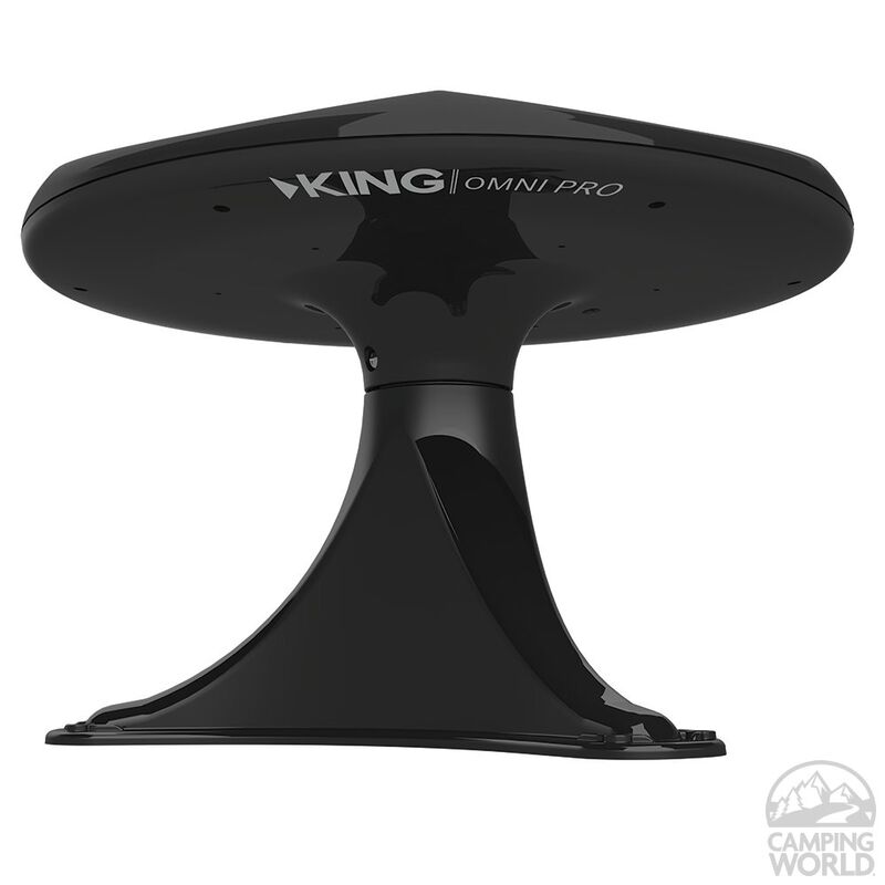 KING OmniPro HDTV Omnidirectional Over-The-Air Antenna with Mount, Black image number 2