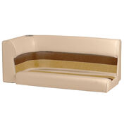 Toonmate Deluxe Pontoon Right-Side Corner Couch Top - Sand/Chesnut/Gold
