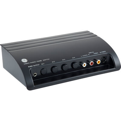 GE Pro 4-Device Audio/Video Switch with S-Video