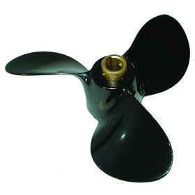 Michigan Wheel 3-Blade Prop, Pressed Rubber Hub / Aluminum, 10.5 dia x 12, RH