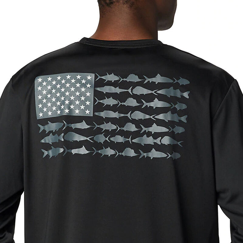 Columbia Men's Terminal Tackle PFG Fish Flag Long-Sleeve Shirt image number 3