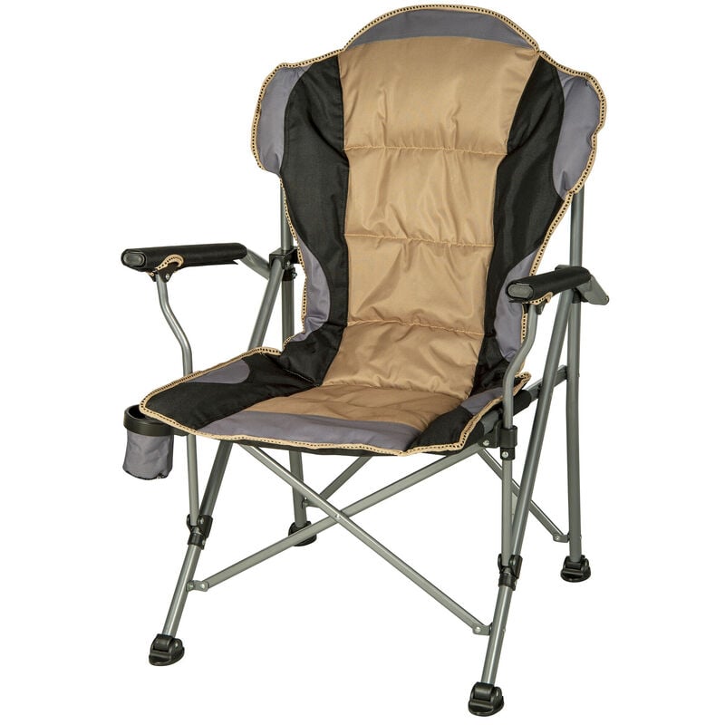 Venture Forward Deluxe Padded Quad Chair, Brown image number 3