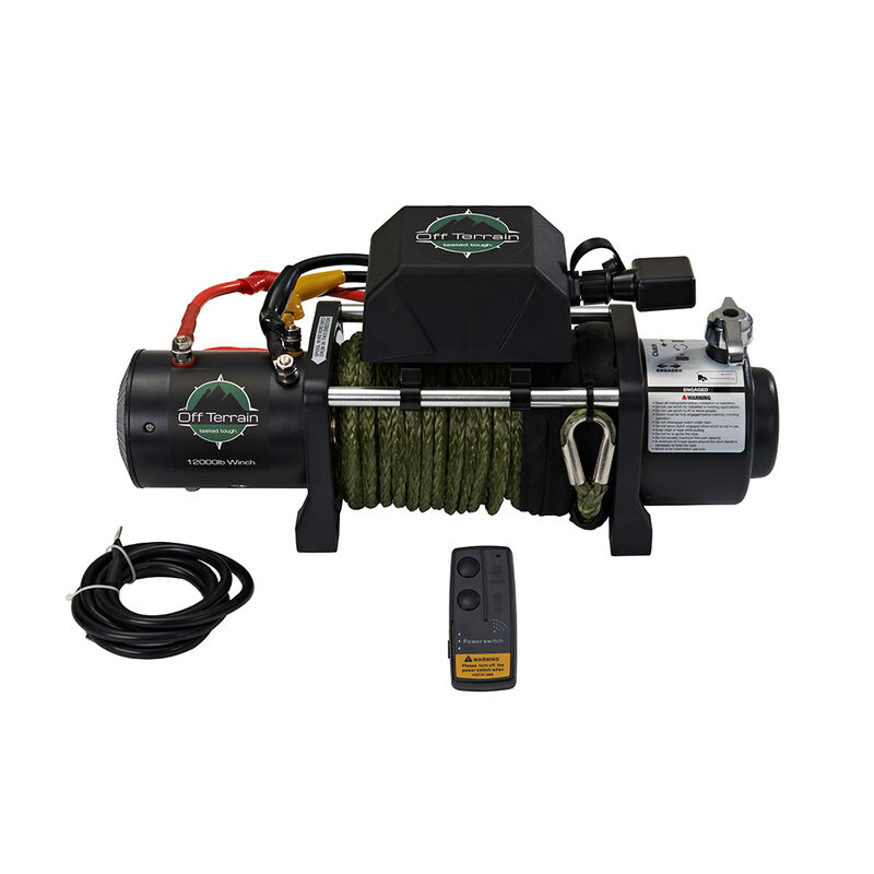 Off Terrain 4x4 Winch, 12,000 lbs image number 2