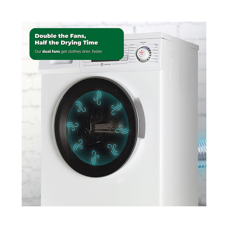 Equator Version 2 Pro All-in-One Washer Dryer, Vented/Ventless Dry, Winterize for RV Use, White image number 9