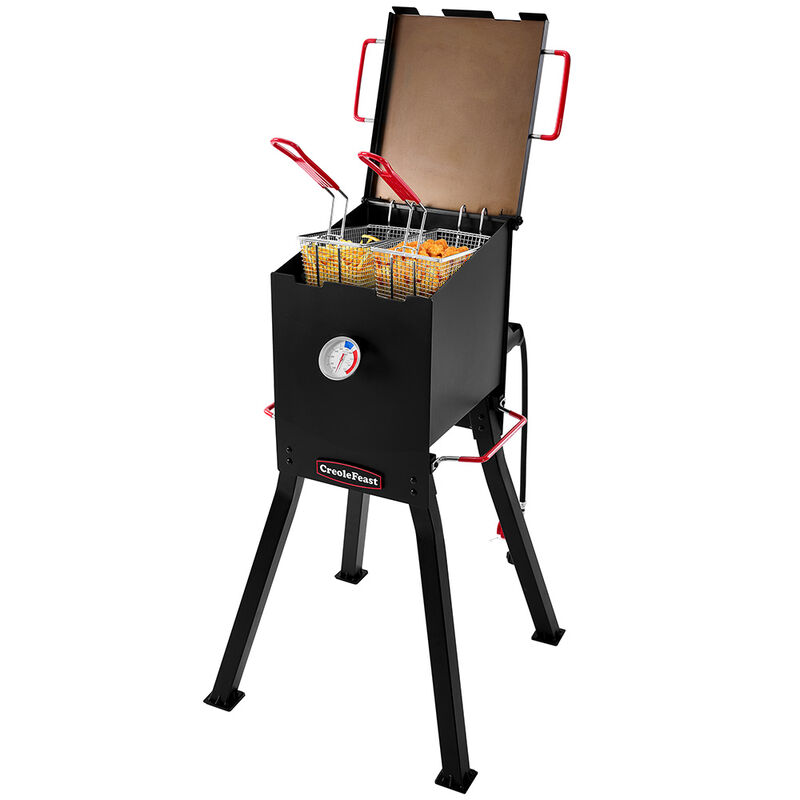 Royal Gourmet Creole Feast 17QT Propane Deep Fryer w/ Baskets & Lid