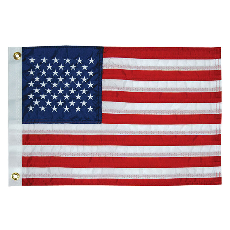 Sewn American Flag, 12" x 18" image number 1