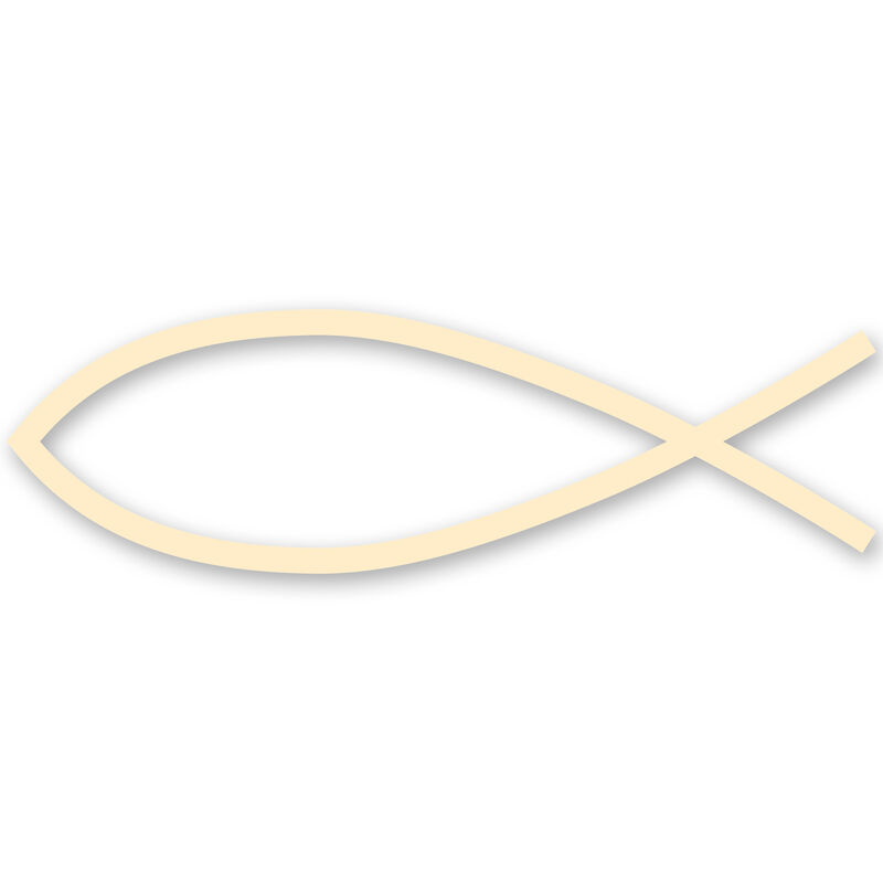 Fish Symbol Vinyl Decal image number 9