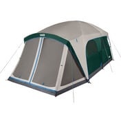 Coleman Skylodge 12-Person Camping Tent With Screen Room, Evergreen