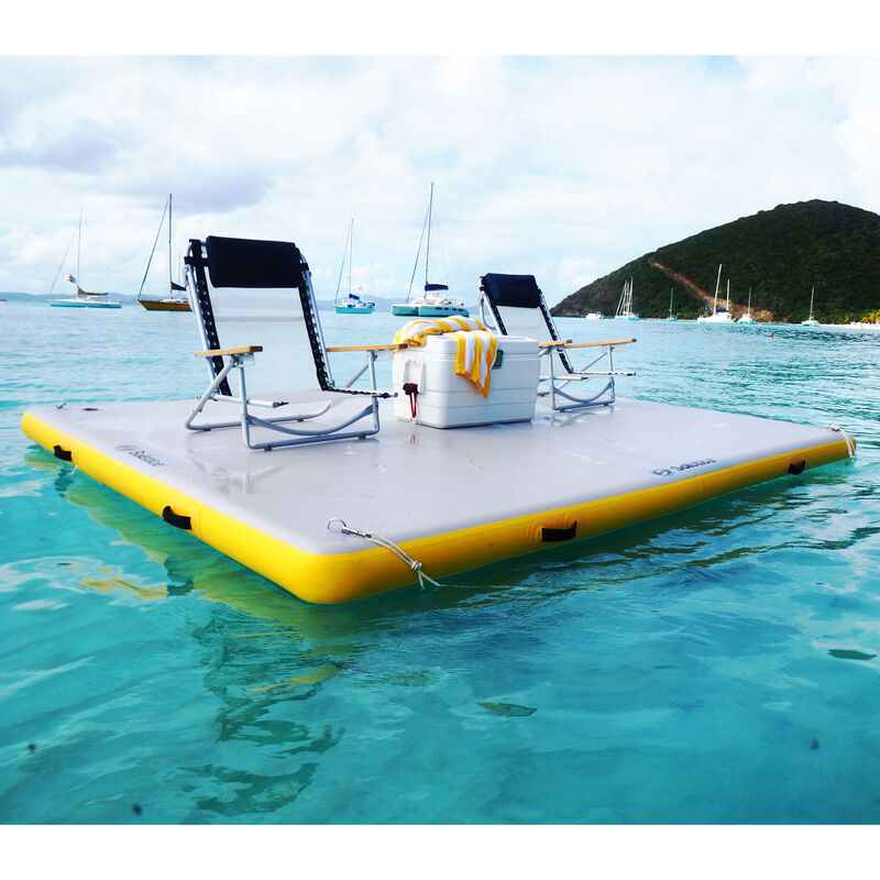 Solstice Inflatable Floating Dock, 6' x 5' x 6" image number 3
