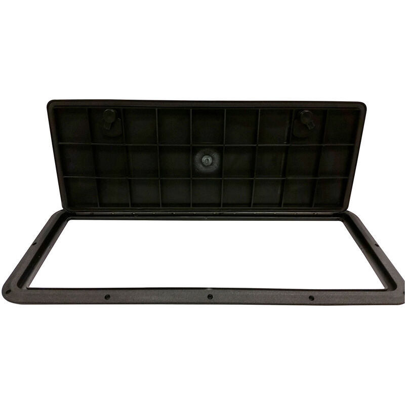 DPI Marine DPF Black Flush Series Hatch Door, 13" x 30" O.D. frame image number 2