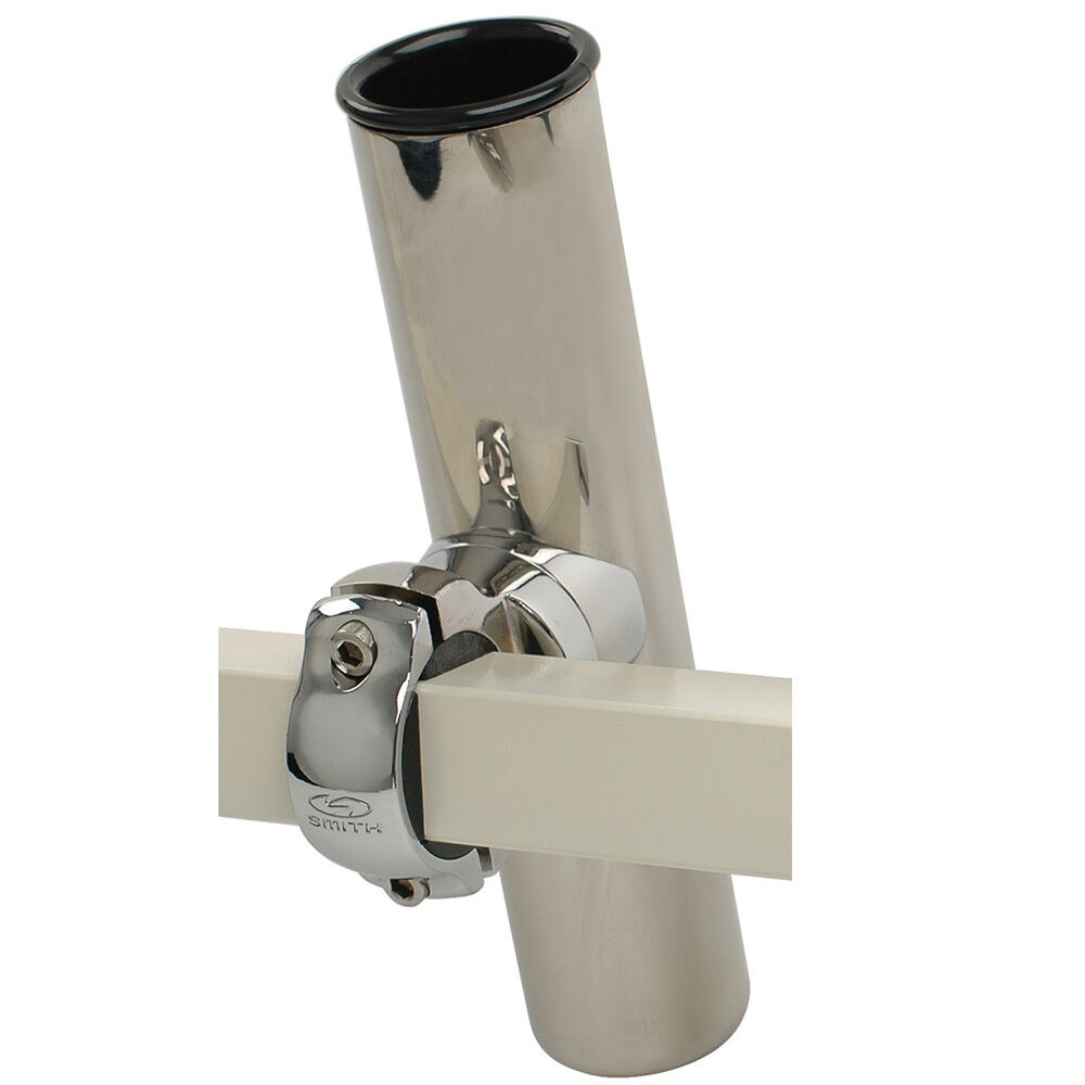 Smith Pontoon Square Rail Adjustable ClampOn Rod Holder Overton's