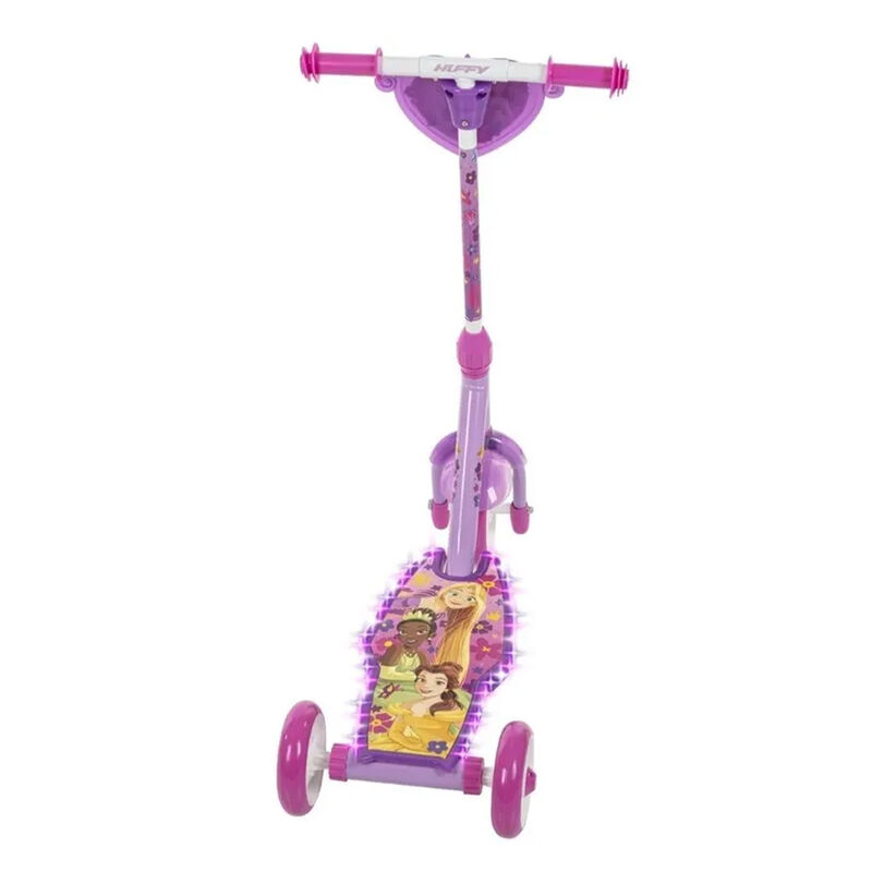 Disney Princess Light Up 3-Wheel Scooter - Purple image number 3